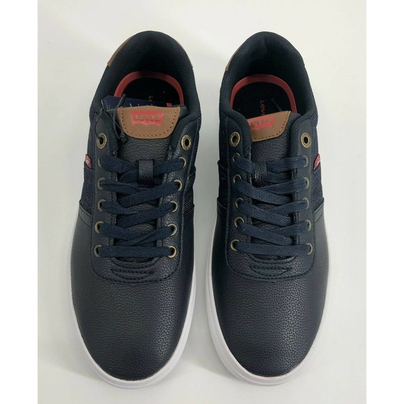 Levis Shoes Canvas Faux Leather Size 9.5 Sneakers - Picture 5 of 12